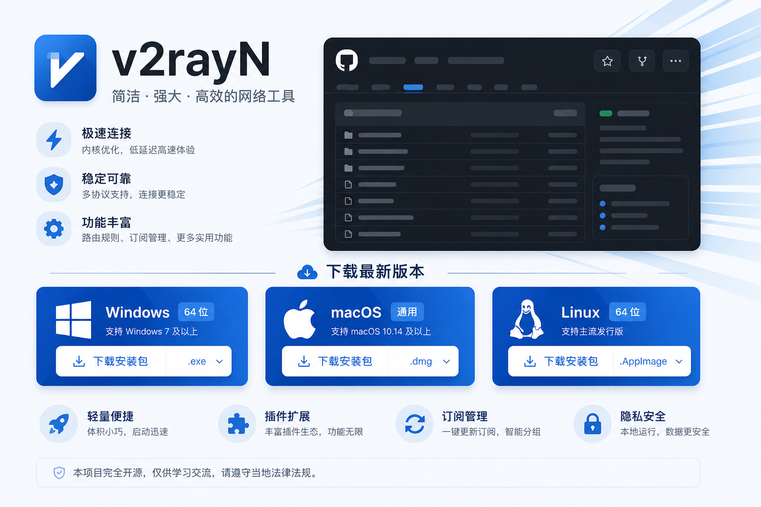 v2rayN 现代开源软件社区导航